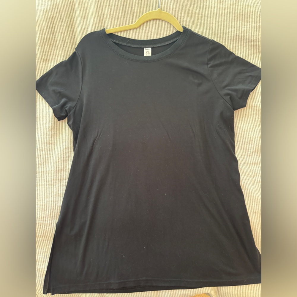 SPANX AirEssentials Black T Shirt